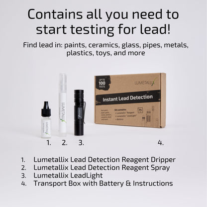 Lumetallix Instant Lead Test Kit